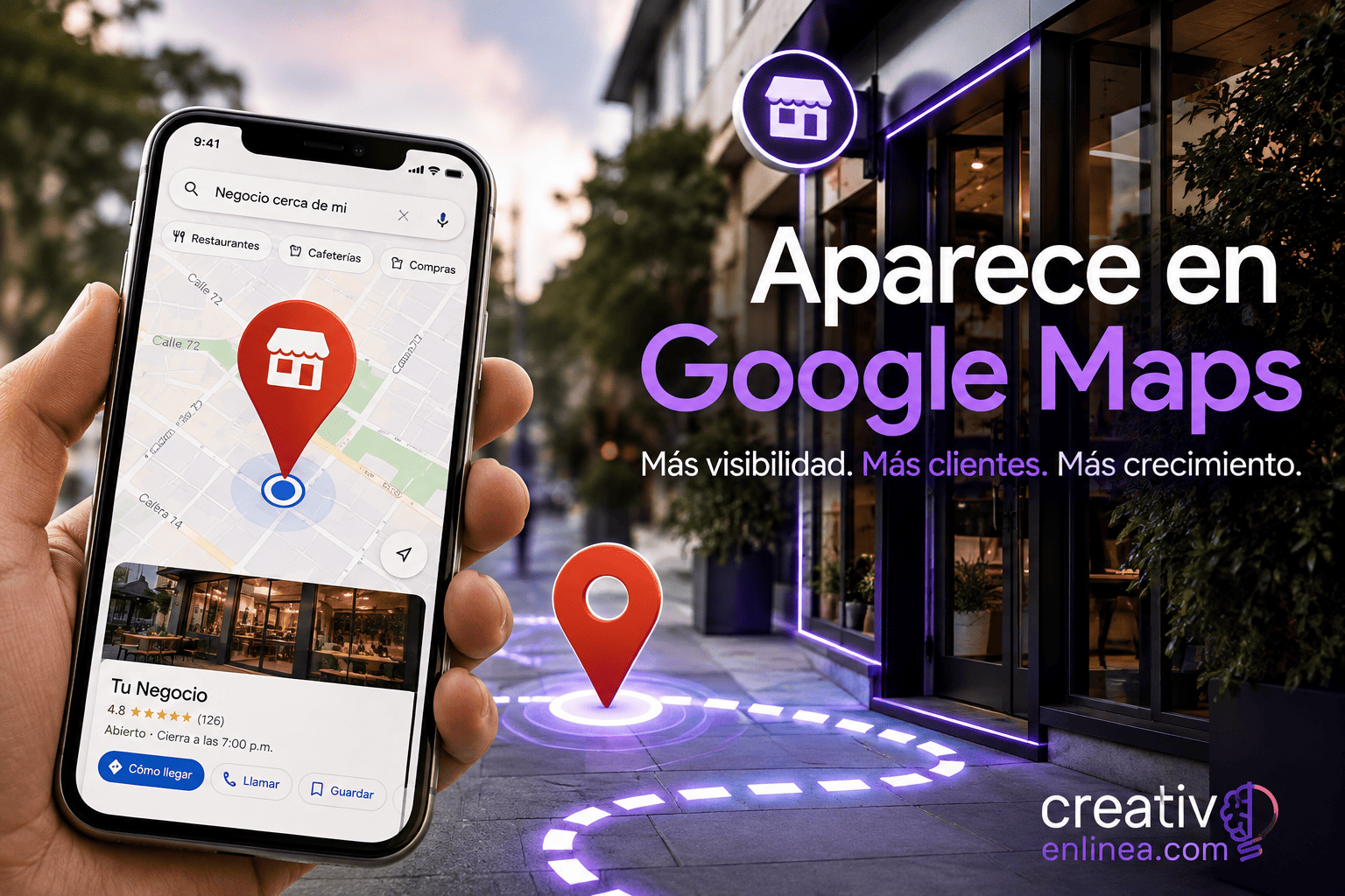 Cómo aparecer en Google Maps